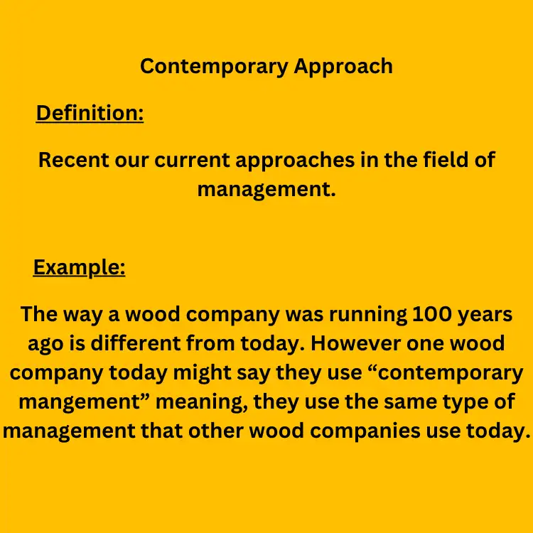 What Are Contemporary Approaches to Management
