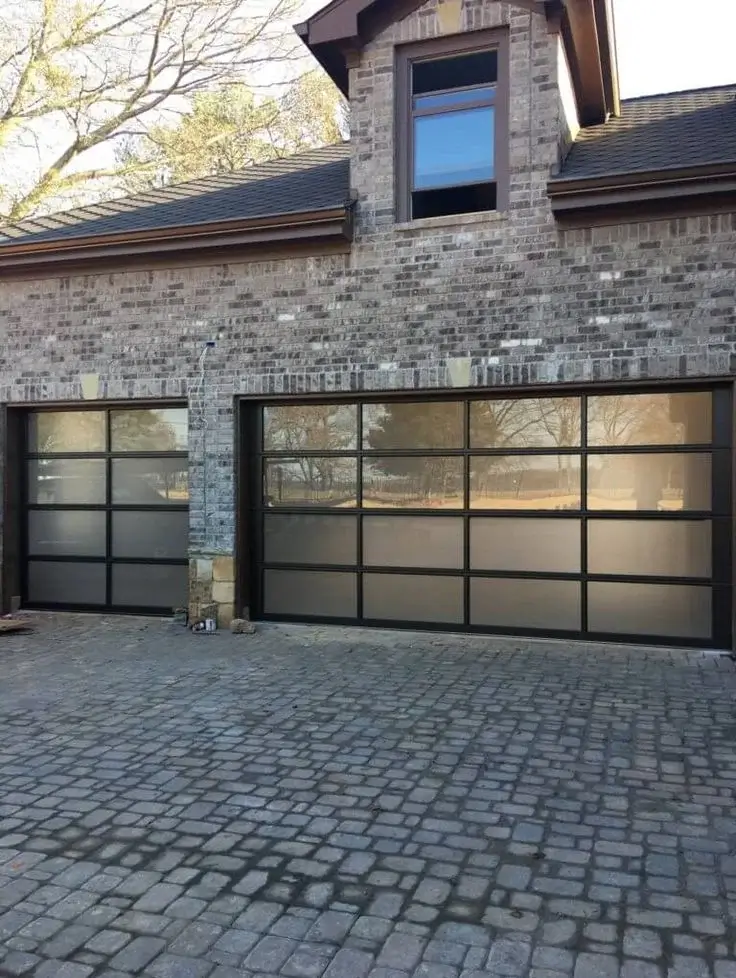 contemporary modern garage doors