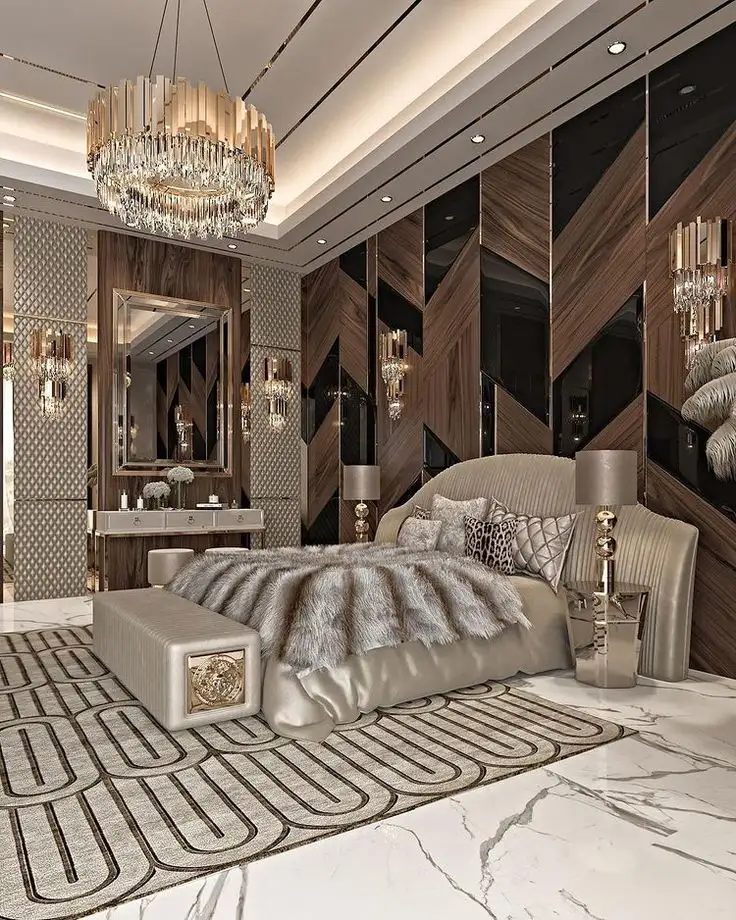 contemporary royal luxury bedroom ideas