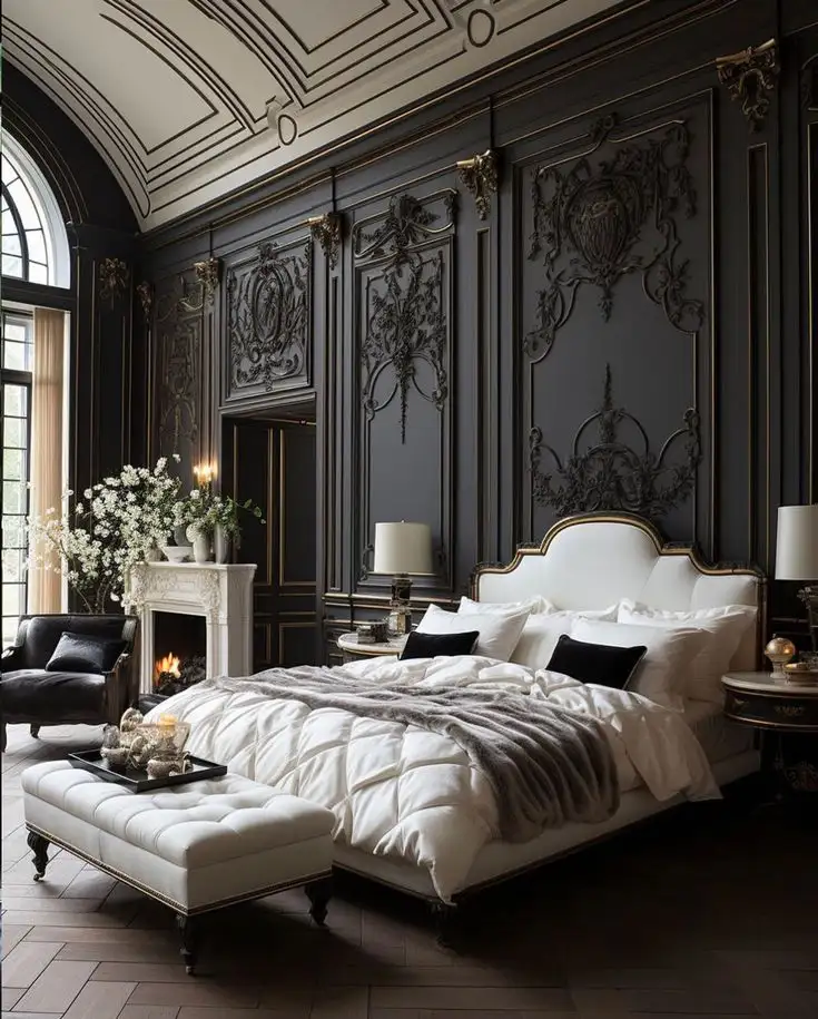 contemporary french style bedroom ideas
