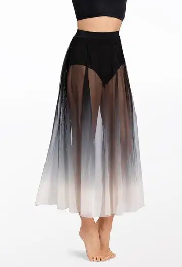 Sheer Maxi Skirts contemporary dance costume