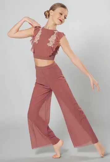 Neutrals & Blush Pink contemporary dance costume