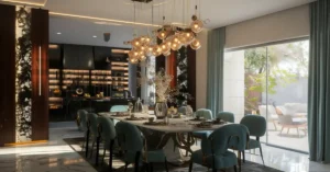 What is contemporary dining room lighting