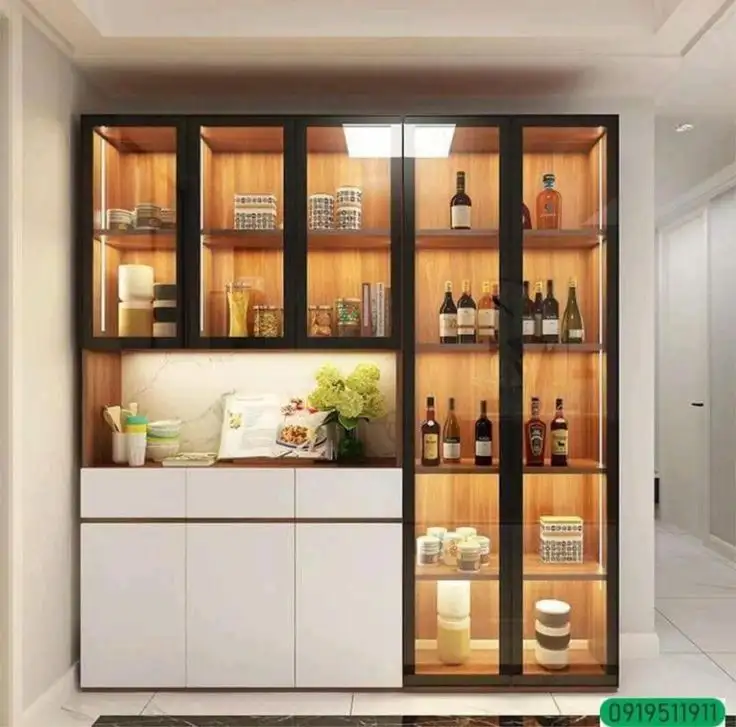 contemporary china cabinet kitchen