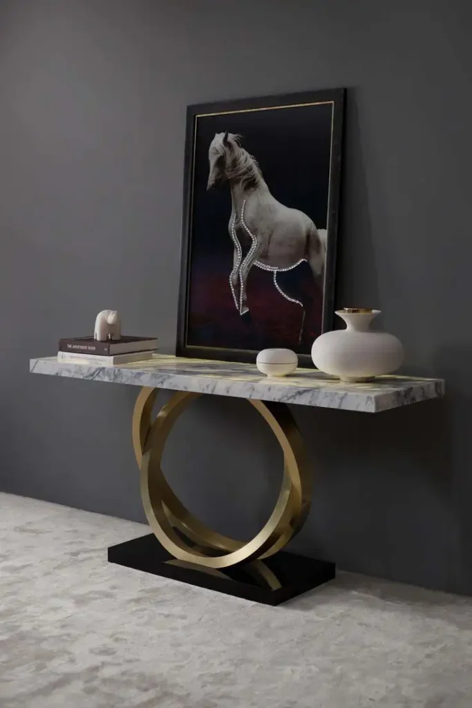 style contemporary console table
