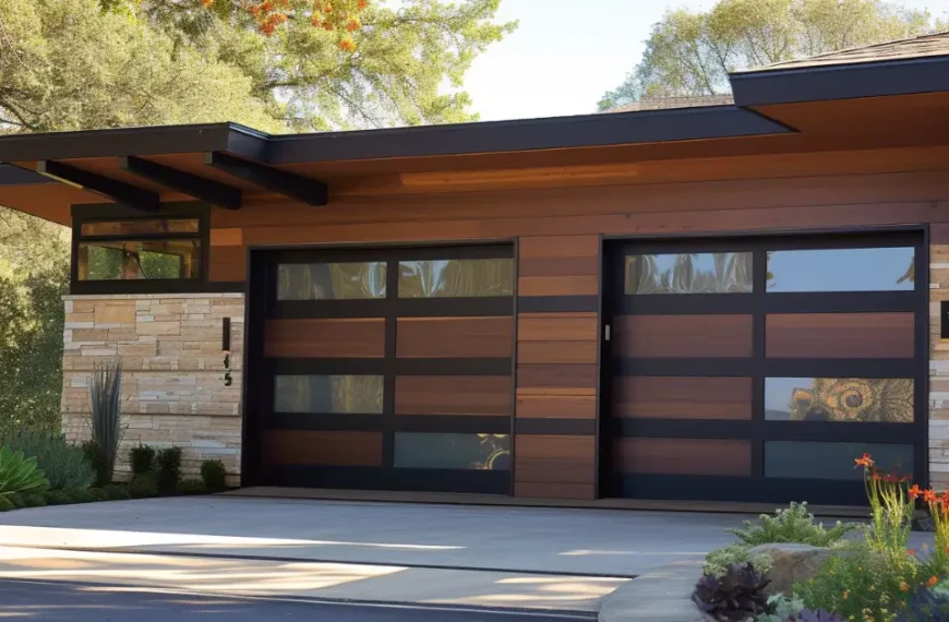 modern contemporary garage doors