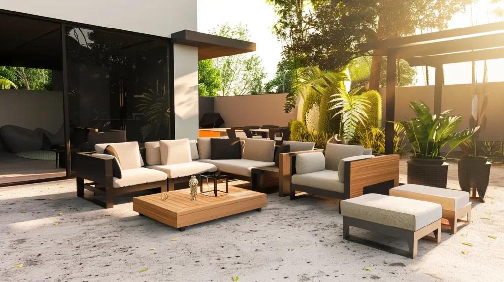 Modern Backyard Modular Furniture