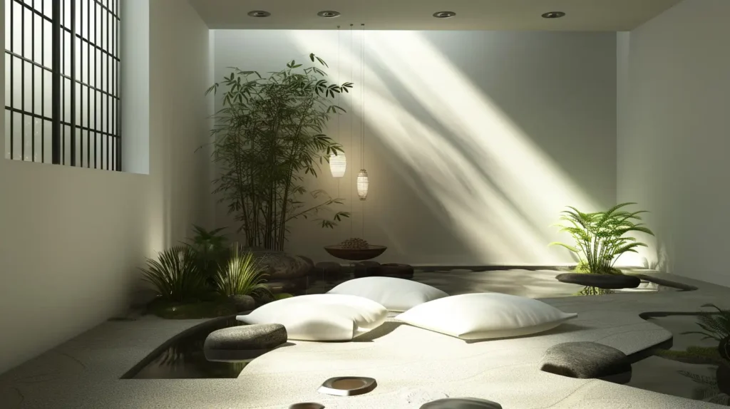 Modern Basement Ideas Zen Meditation Space