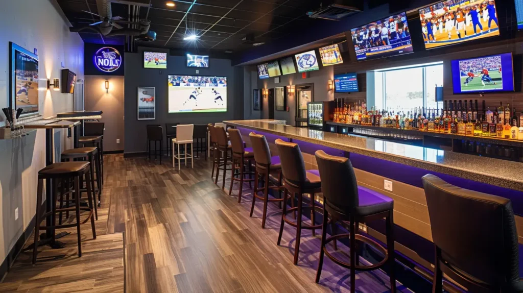 Modern Basement Bar Ideas Sports Lounge