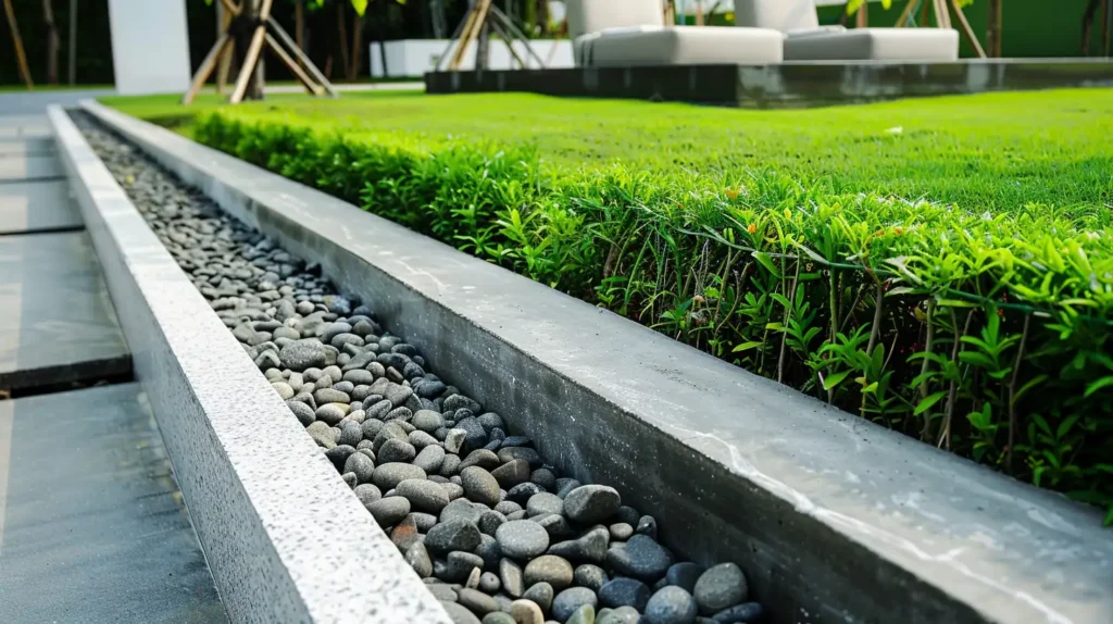 Modern Garden Edging Concrete