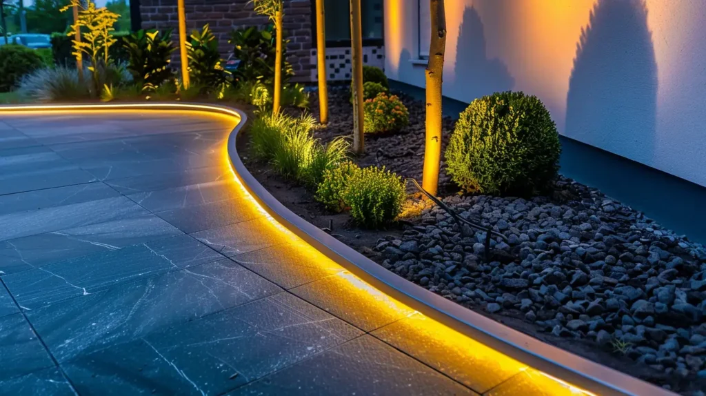 Modern Garden Edging LED Lighting
