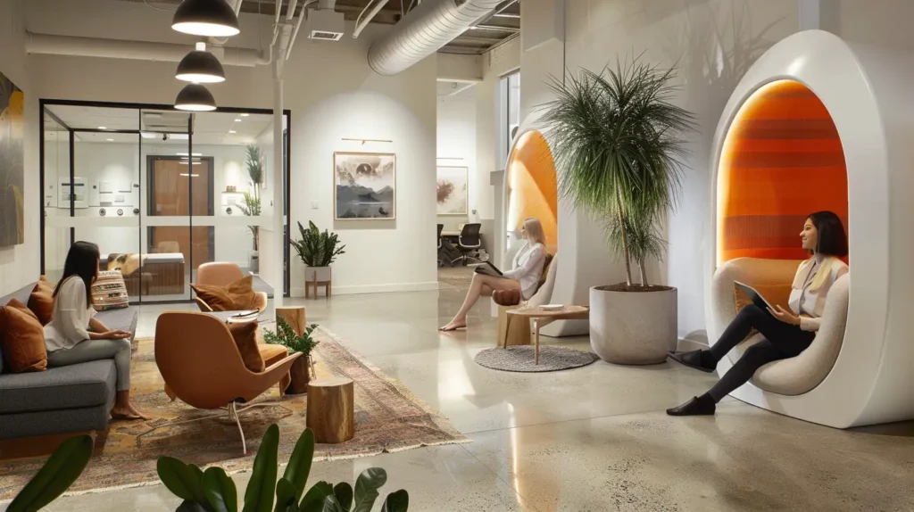 Modern Office Design Wellness Rooms