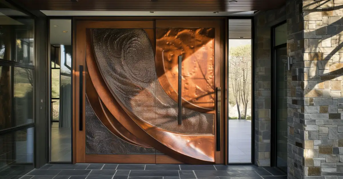 contemporary front door