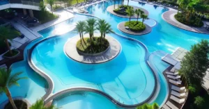 Contemporary Resort Pool ideas