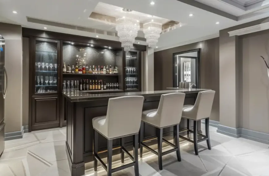 modern basement bar ideas