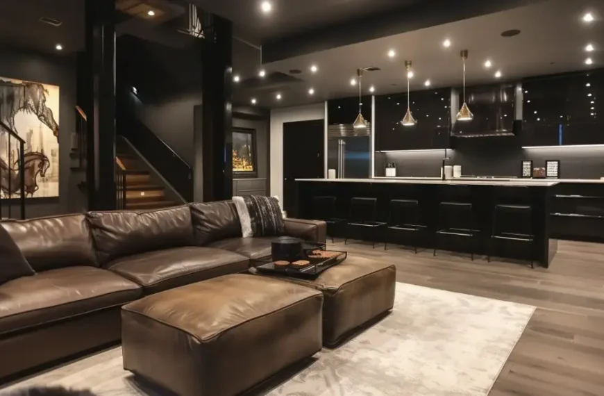 modern basement ideas