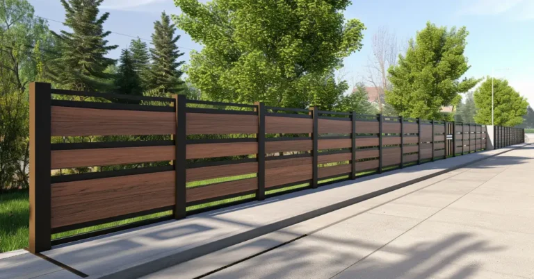 modern fence ideas