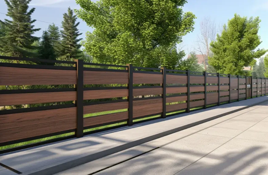 modern fence ideas