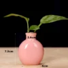 1Piece Ceramic Mini Flower Vase Home Garden Decoration Planter Pot Cute Flowerpot Planter Desktop Vase Home 2