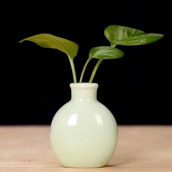1Piece Ceramic Mini Flower Vase Home Garden Decoration Planter Pot Cute Flowerpot Planter Desktop Vase Home 4