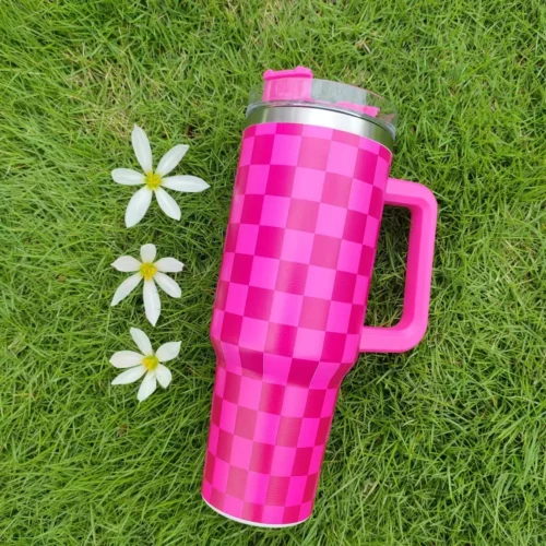 Pink Simple Modern Cup
