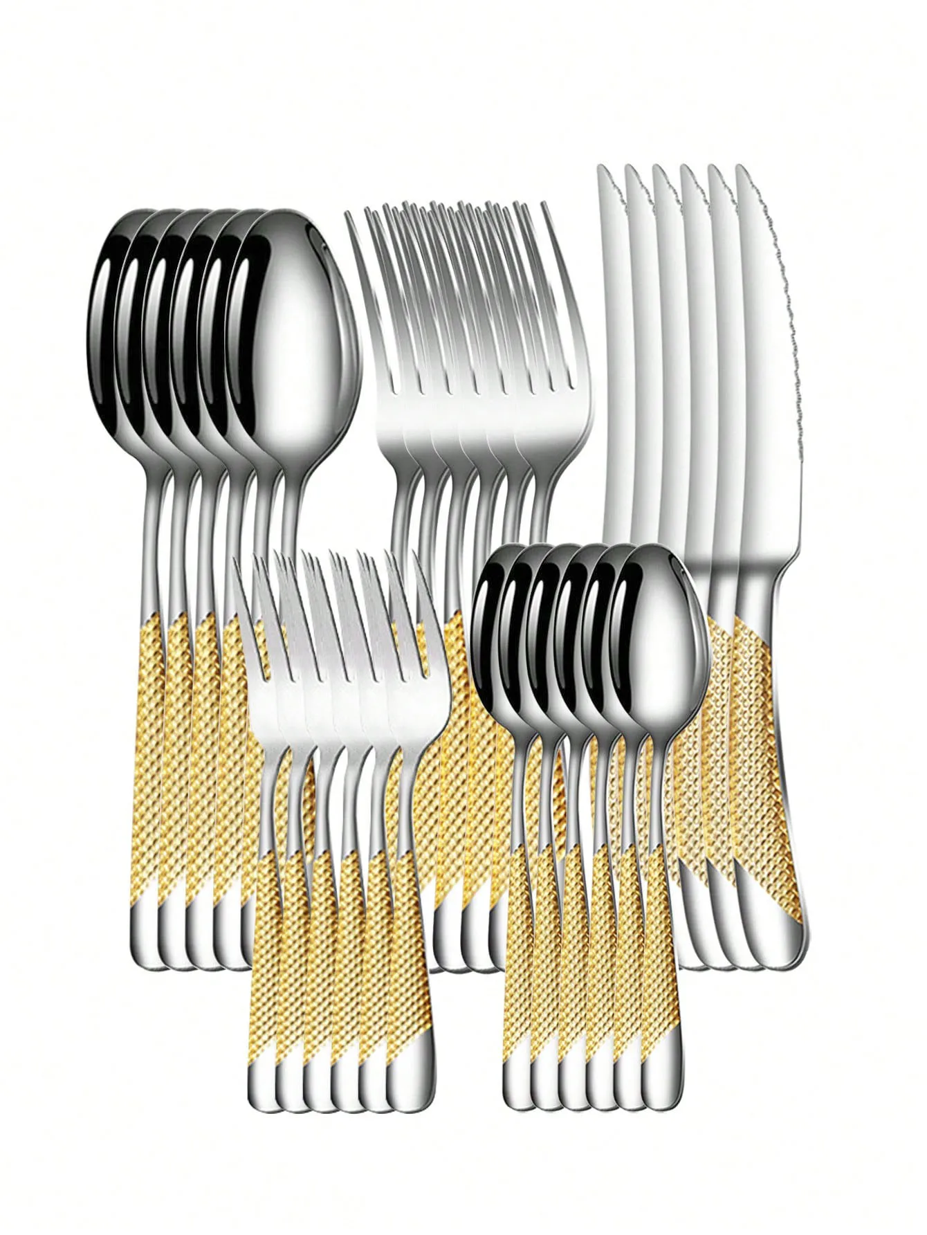 6pc/30pc Crate and Barrel Silverware Set Culturizm