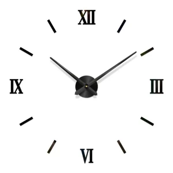 Contemporary Roman Number Wall Clock
