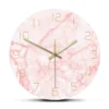 Contemporary Pink Wall Clock