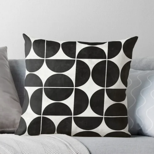Modern Black and White Pillow Covers