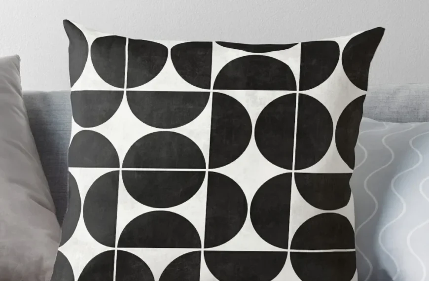 Modern Black and White Pillow Covers