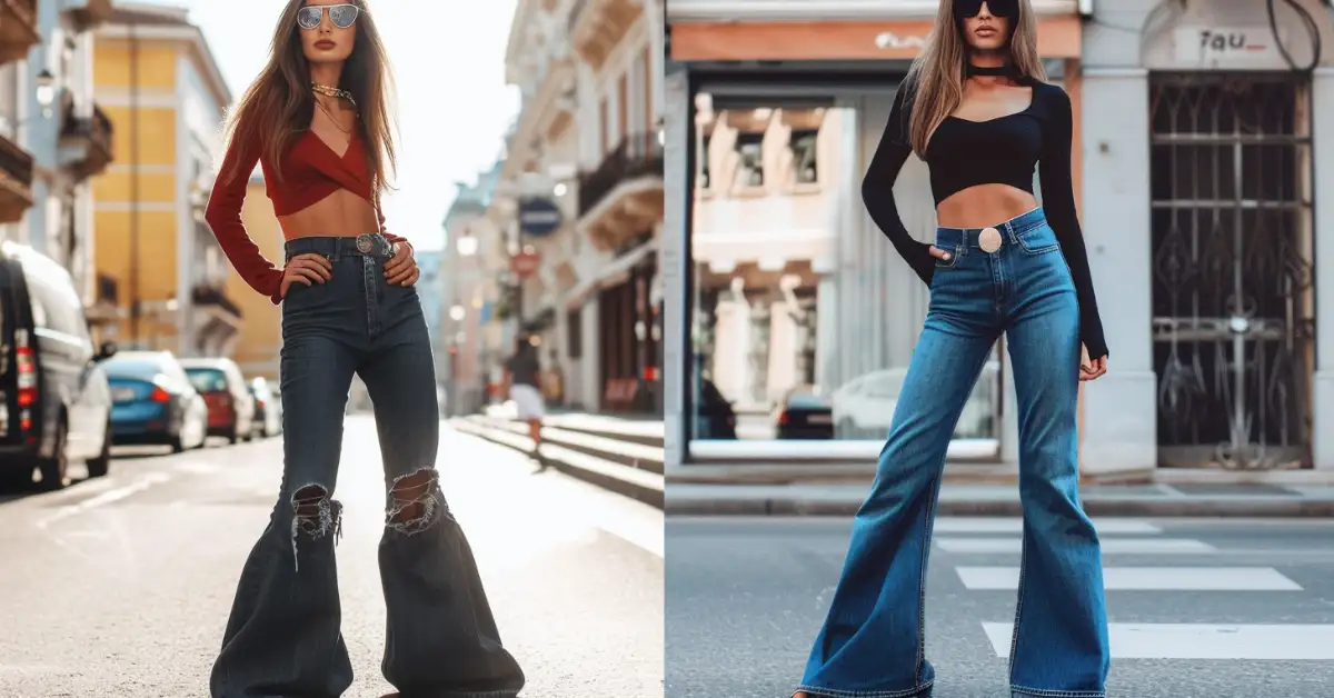 Modern Bell Bottom Jeans Outfit Ideas