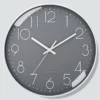 simple grey wall clock