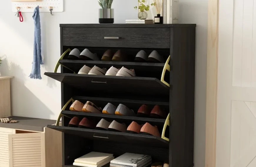 Contemporary Shoe Storage Cabinet