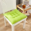 Solid Chair Cushion Square Mat Cotton Upholstery Soft Padded Cushion Pad Office Home Or Car Garden 2