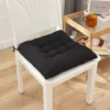 Solid Chair Cushion Square Mat Cotton Upholstery Soft Padded Cushion Pad Office Home Or Car Garden 3
