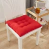 Solid Chair Cushion Square Mat Cotton Upholstery Soft Padded Cushion Pad Office Home Or Car Garden 4