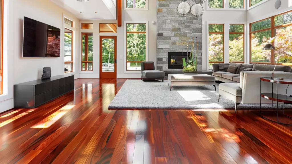 Cherry Wood Floors Modern Furniture