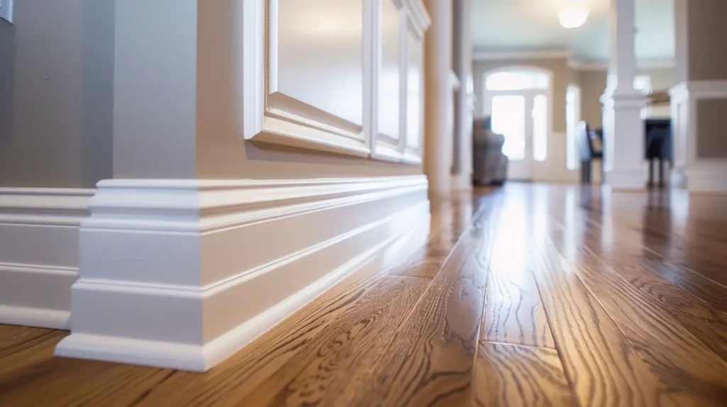 Red Oak Floors Baseboards and Trim