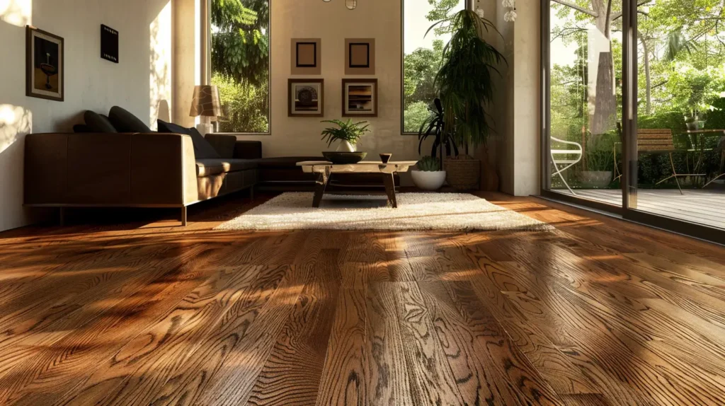 Red Oak Floors Incorporate Contrast