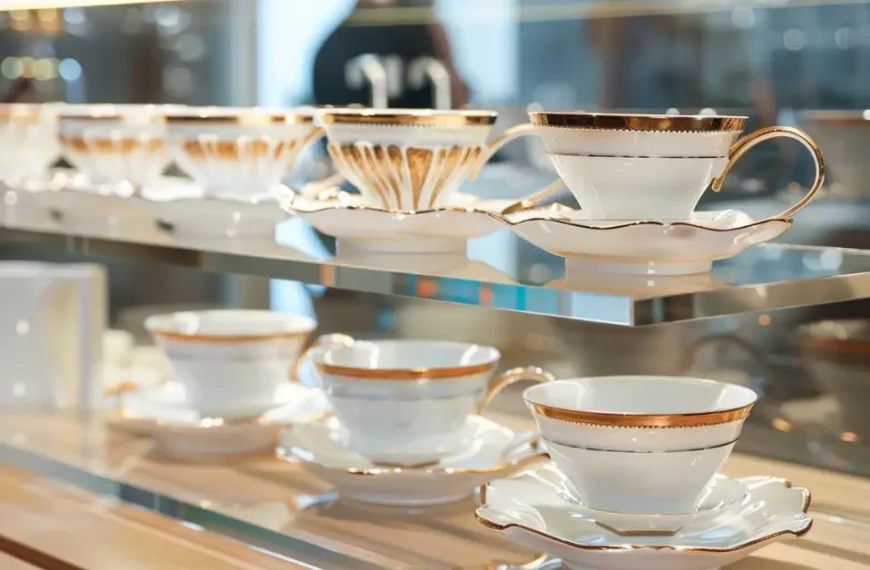 How to Display Tea Cups in a Modern Way