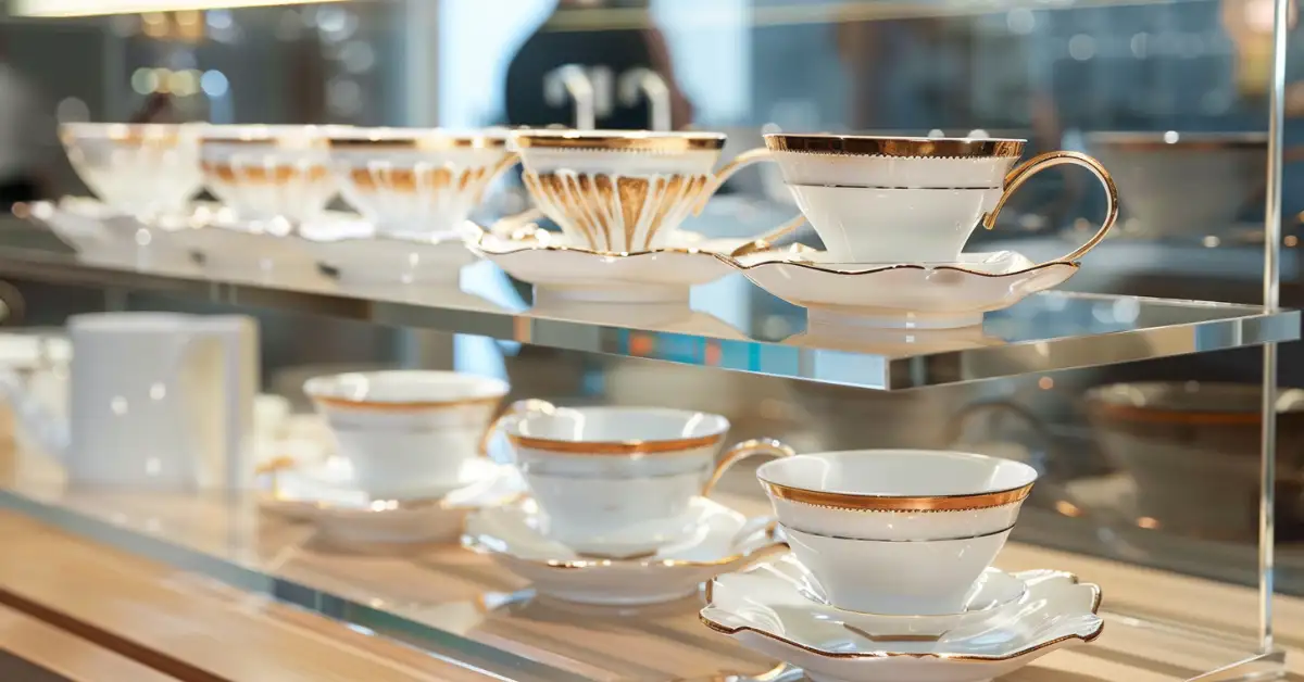 How to Display Tea Cups in a Modern Way