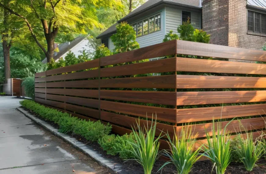 Modern Wood Fence trends