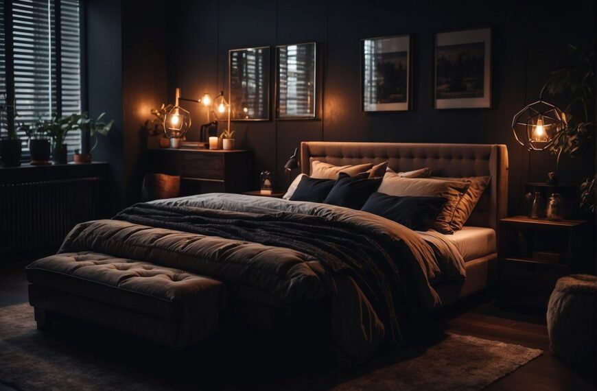 Perfect Modern Moody Bedroom