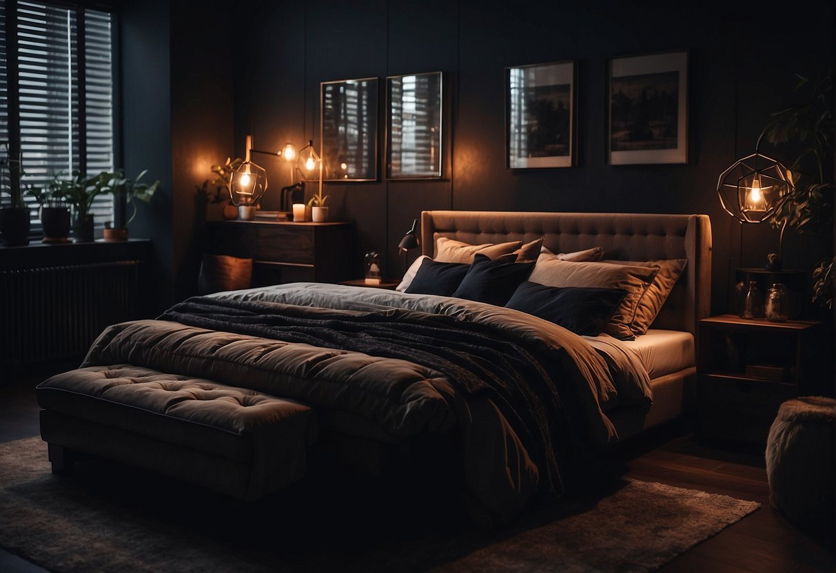 Perfect Modern Moody Bedroom