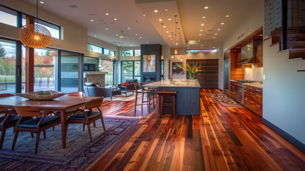10 Ways on How to Make Cherry Wood Floors Look Modern 7 Cherry Wood Floors Statement Lighting