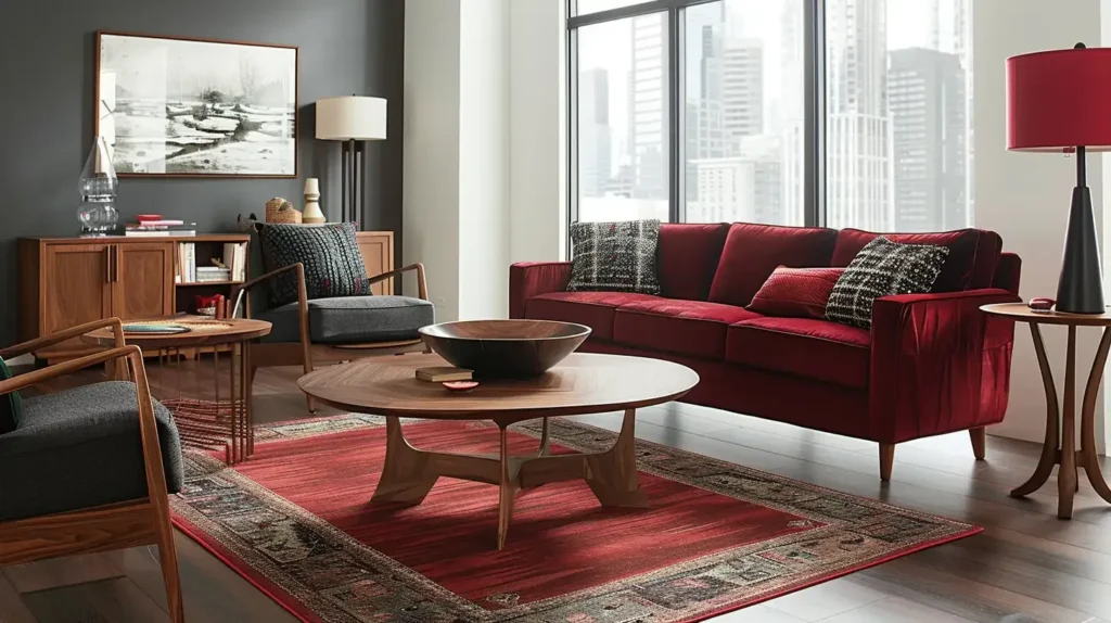 Cherry Wood Furniture Contrasting Colors