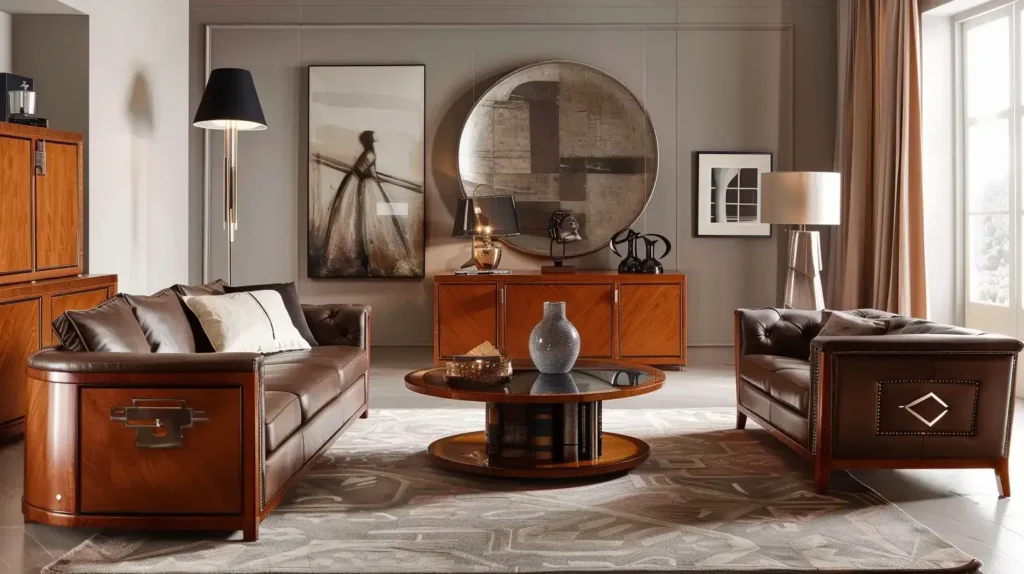 Cherry Wood Furniture Mix with Modern Pieces