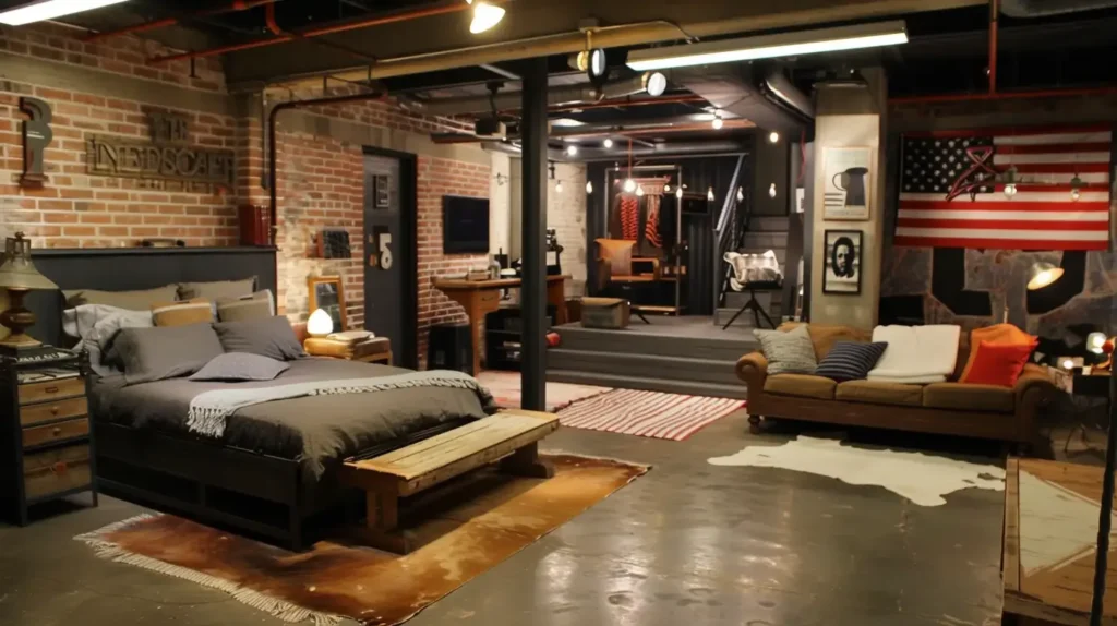 15 Modern Basement Ideas: You'll Love Too 2025 7 Modern Basement Ideas Urban Loft Style