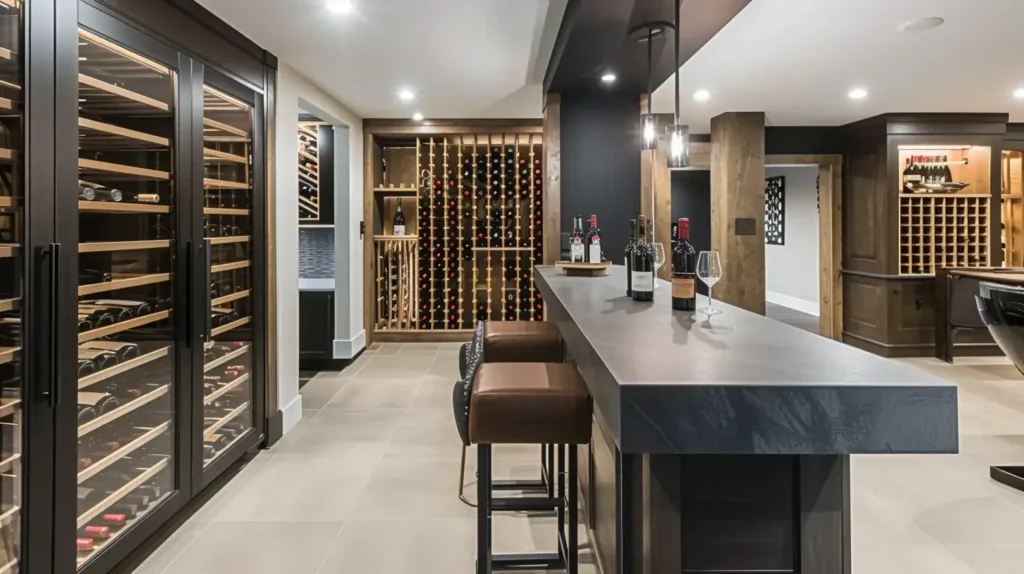 15 Modern Basement Ideas: You'll Love Too 2025 8 Modern Basement Ideas Wine Cellar