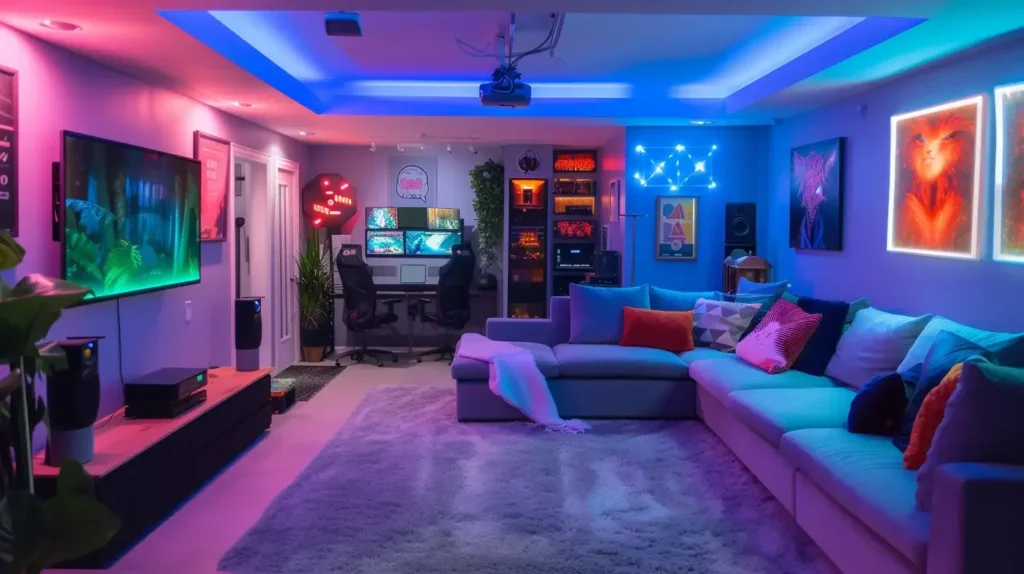 15 Modern Basement Ideas: You'll Love Too 2025 13 Modern Basement Ideas Tech Hub